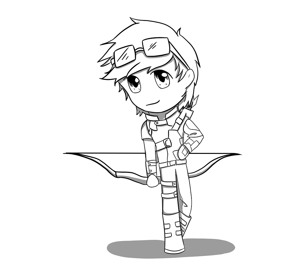 Hawk Eye Chibi